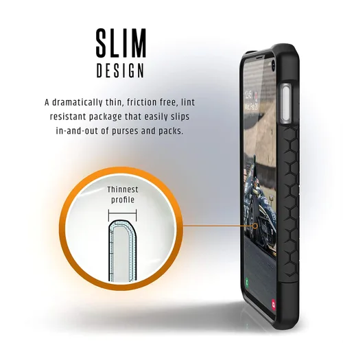 Vista 6 de URBAN ARMOR GEAR UAG - Funda para Samsung Galaxy S10e [pantalla de 5.8 pulgadas] Monarch [negra] funda militar probada contra caídas