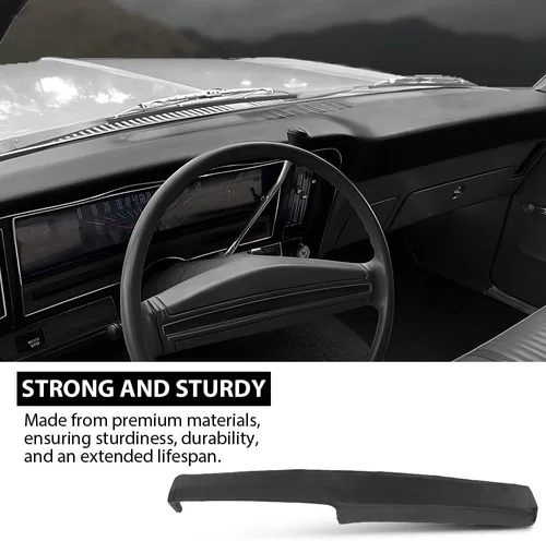 Vista 5 de G-PLUS Funda para Almohadilla de Tablero Compatible con 1972-1974 Buick Apollo/1969-74 Chevy Chevy II