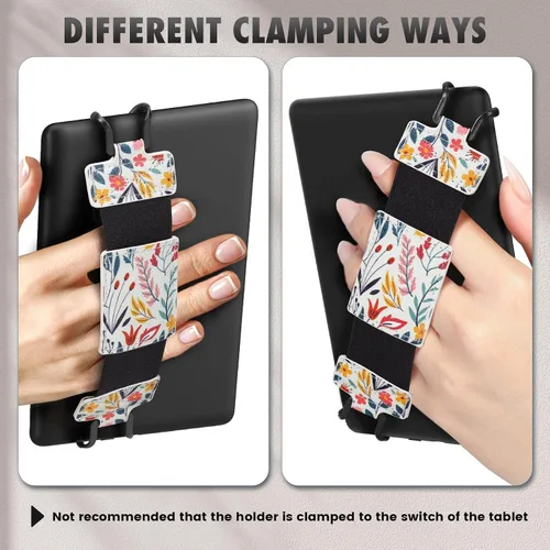 Vista 6 de MoKo Correa de mano suave para Kindle eReaders Fire Tablet de 6-8" Kindle/Kobo/Voyaga/Lenovo/Sony Kindle E-Book Tablet, Correa de mano versátil