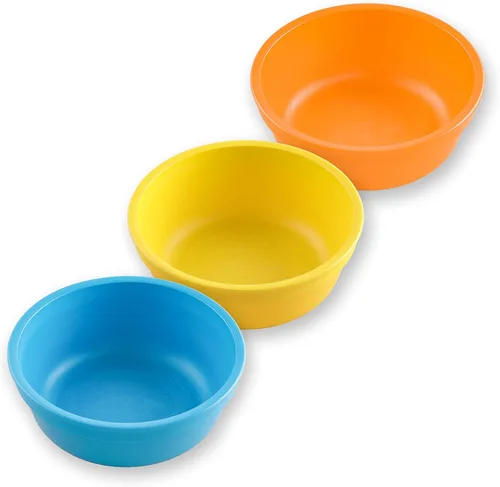 Vista 8 de Re Play - Tazones de plástico reutilizables de 12 onzas, paquete de 3 sin tapa, aptos para lavavajillas y microondas para aperitivos y cenas