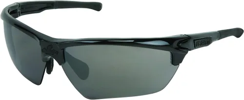MCR Safety Gafas DM1337B Dominator DM3 Lente de espejo negro con revestimiento UV, antivaho y resistente a los arañazos, 1 par