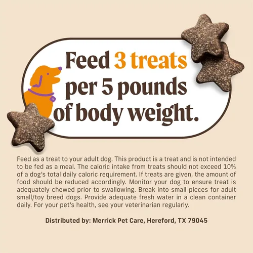 Vista 6 de Merrick Power Bites - Golosinas suaves y masticables para perros, sin gluten ni granos, completamente naturales