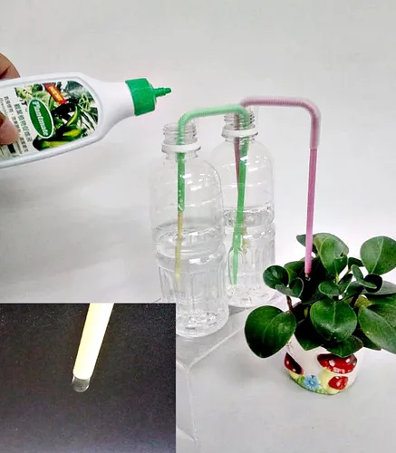 Vista 2 de Richson Barra de riego automático DB, herramienta de riego automático de dos semanas para árboles bonsái, 4 unidades/paquete