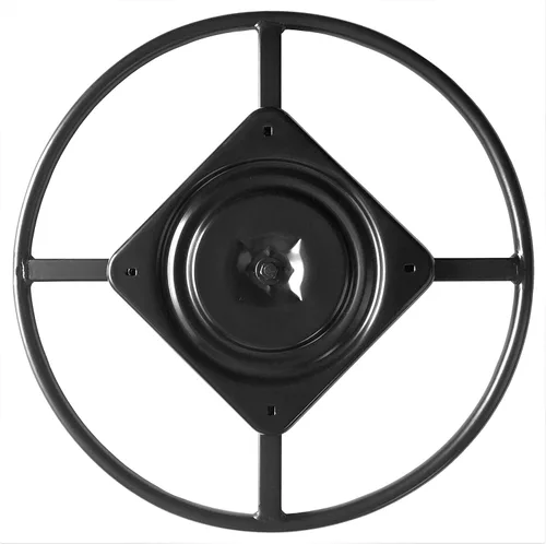 chairpartsonline Base de anillo de repuesto de 22 pulgadas con giratorio para sillas reclinables y muebles, incluye giratorio - S5469-A
