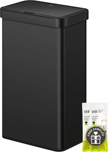 Vista 10 de EKO Mirage X - Bote de basura con sensor de movimiento de 21.1 galones, automático, grande, para cocina, sin contacto, de acero inoxidable