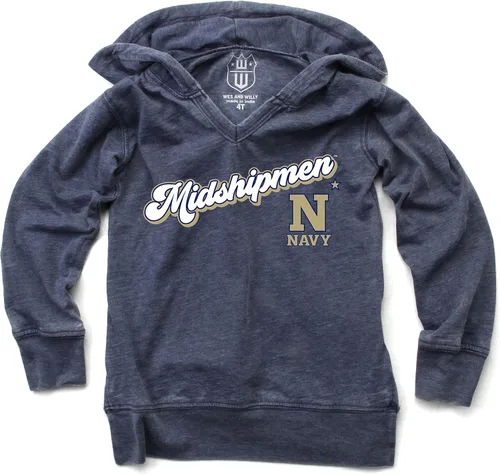 Vista 15 de Wes and Willy NCAA Camiseta con Capucha de Cuello en V para Niñas