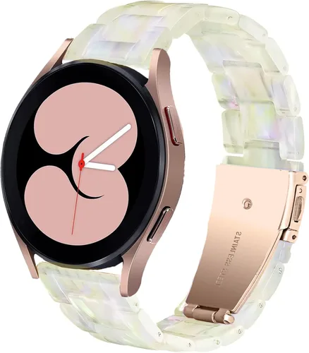 Vista 22 de Correa compatible con Samsung Galaxy Watch 6/6 Classic/Galaxy Watch 5/5 Pro / 4/4 Classic / 3 de 1.61 pulgadas / Active 2, correa de repuesto