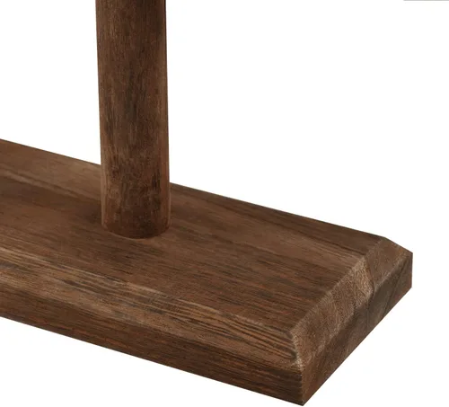 Vista 6 de Mostrador de pulseras hecho de madera con diseño antiguo marca Ikee 7 78" largo x 2 78" profundidad x 5 12" altura