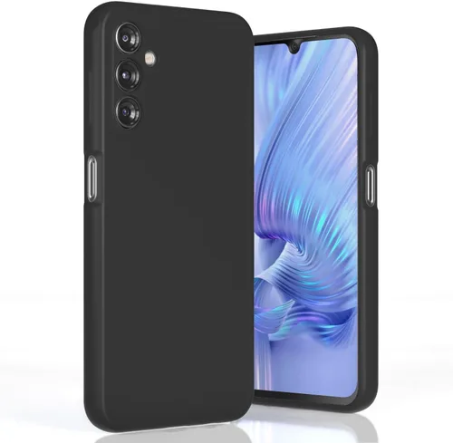 Funda para Galaxy A14 5G, silicona líquida, delgada, suave, TPU, protección de cuerpo completo, a prueba de golpes, para Galaxy A14 5G de 6.6 Negro