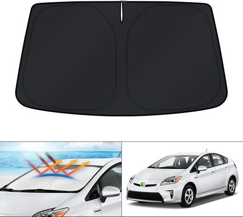 Vista 34 de KUST Parasol para parabrisas para BMW X1 F48 2016, 2017, 2018, 2019, 2020, 2021, 2022, accesorios de ajuste personalizado, parasol plegable