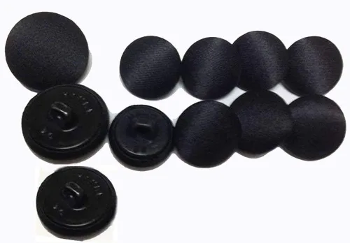 Brand Deluxe - Botones negros para traje de esmoquin, juego de 11 piezas fabricado en EE. UU