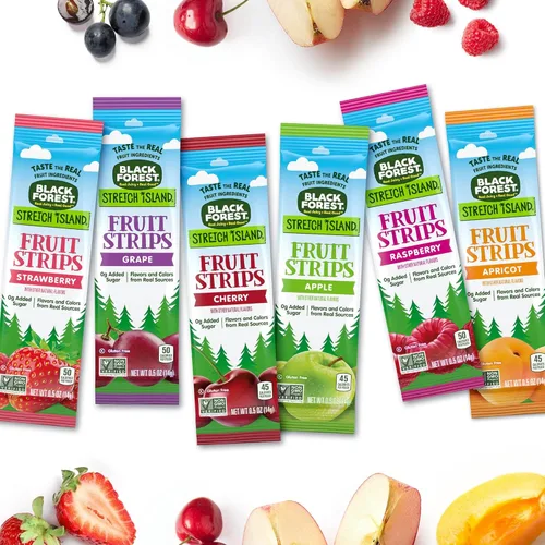 Vista 9 de Black Forest Stretch Island - Tiras de frutas, sabor a uva, tiras de 0.5 onzas (paquete de 30)