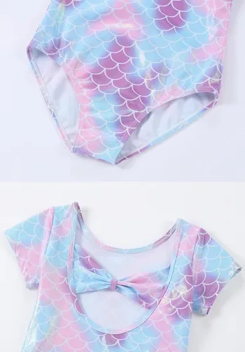 Vista 7 de DIPUG Leotardos de ballet para niñas con falda extraíble, vestido de baile con espalda hueca para niñas