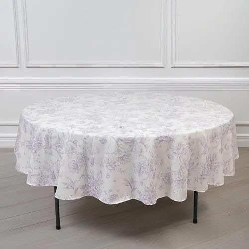 Vista 143 de Efavormart - Mantel rectangular, 60 x 102 pulgadas, resistente a las manchas y a las arrugas, lavable, mantel decorativo oblongo de tela de Amatista
