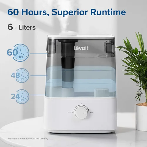 Vista 3 de Levoit large room humidifier