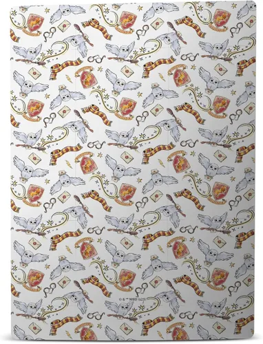Vista 2 de Head Case Designs Calcomanía de vinilo con licencia oficial de Harry Potter Hedwig Owl para placa frontal de videojuegos, compatible con consola