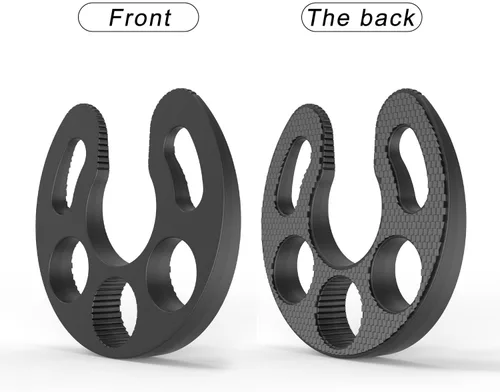 Vista 2 de Tope de puerta, paquete de 5 topes de puerta de goma flexible, soporte de cuña, cuñas de muebles para puertas, mesas de mejoras para el hogar