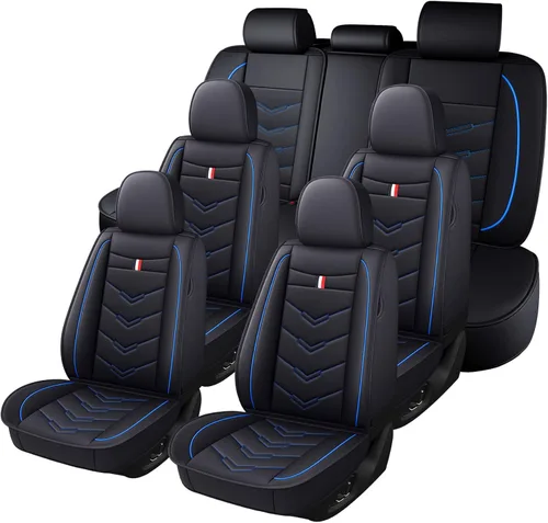 Vista 12 de Funda de asiento de auto para Dodge Durango 2002-2026, funda de cojín duradera, resistente al desgaste, impermeable, transpirable, sin olor, fundas