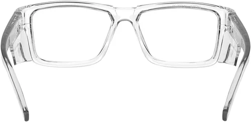Vista 4 de Safety Reading Glasses - Full Lens Magnifying from +1.00 to +3.00 in Clear - ANSI Z87+ Approved Safety Frame