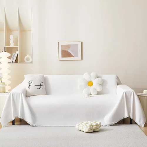 Vista 19 de MEETSKY Funda de sofá para sofá de cojines, protector de muebles de sofá, fundas de sofá de chenilla, fundas de sofá seccional para mascotas, funda