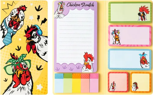 Vista 49 de B1ykin Juego de Notas Adhesivas Lindas - Bloc de Notas Autoadhesivas A+ Amazing Teacher, 550 Hojas de Páginas de Memo para Escritura, Bloc de Notas