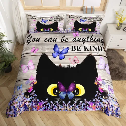 Vista 34 de Feelyou Juego de ropa de cama de casstle con purpurina para niños, tamaño individual, funda de edredón de cuento de hadas para niños y niñas, funda