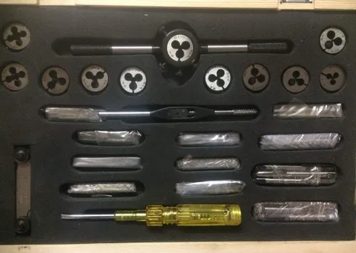 STUART & OTHER MODEL LIVE STEAM ENGINE BA 0-10 TAP & DIE SET + THREAD GAUGE