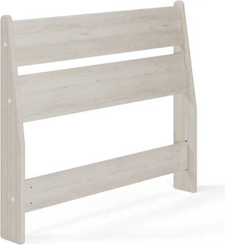 Vista 34 de Signature Design by Ashley Socalle - Cabecero completo, con listones abiertos, color beige natural