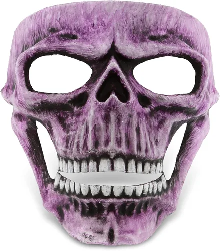 Vista 8 de Máscara de esqueleto, disfraz de calavera Steampunk, accesorio de disfraz de cara completa para Halloween, fiestas y eventos de terror
