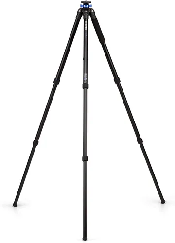 Vista 16 de Benro Mach3 Trípode de aluminio – Trípode profesional de aluminio resistente de 3 secciones con cerraduras giratorias, piezas fundidas de magnesio