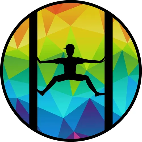 Calcomanías de obstáculos inspiradas en Ninja Warrior con escalera de salmón, araña saltadora y pared deformada (4 pulgadas, araña saltadora)