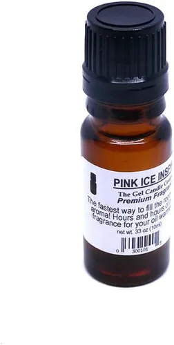 Pink Ice Inspired Fragrance Oil in Amber Glass with Built in Dropper Diffusers and Burners 10 ML/.33 OZ.