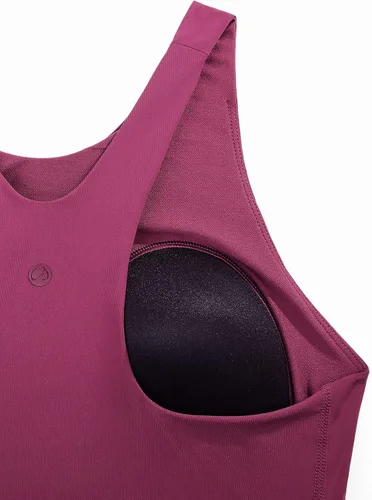 Vista 5 de CRZ YOGA - Bikini de espalda cruzada para mujer, de secado rápido, modesto, traje de baño deportivo acolchado