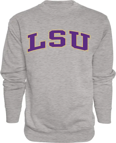 Vista 37 de Blue 84 NCAA para hombre Sudadera de cuello redondo con nombre de equipo jaspeado en color oscuro