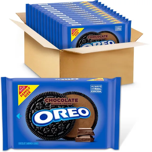 Vista 37 de OREO - Galletas sándwich de chocolate, 60 paquetes de aperitivos (2 galletas por paquete)