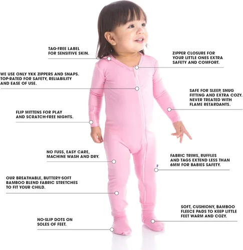 Vista 2 de KicKee Halloween Celebrations Footie with Zipper, One-Piece Baby Clothes, Boy and Girl Soft Clothes