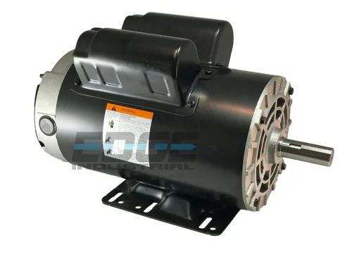 Vista 2 de New 5HP Compressor Duty Electric Motor, 56HZ Frame, 3450 RPM, 7/8" Shaft Diameter, NEMA Rated Motor