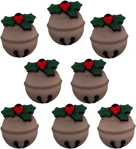 Vista 4 de Buttons Galore and More Colección Navideña de Botones Decorativos Novedosos Embellecimientos para Manualidades y Costura Proyectos Navideños