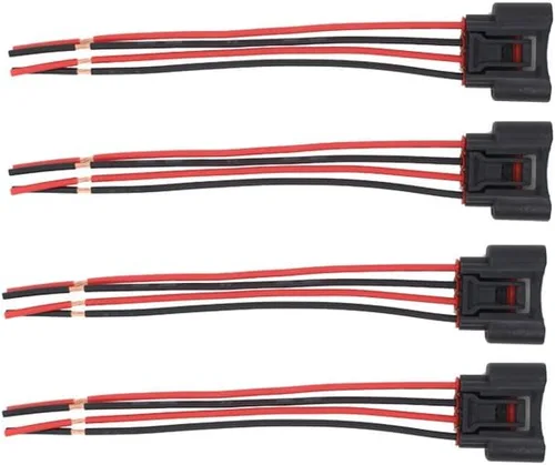 Vista 2 de NewYall Paquete de 4 conectores hembra de bobina de encendido para HS250h Vibe Camry Corolla Highlander Matrix RAV4 Solara Prizm tC L4 2.4L 1.8L