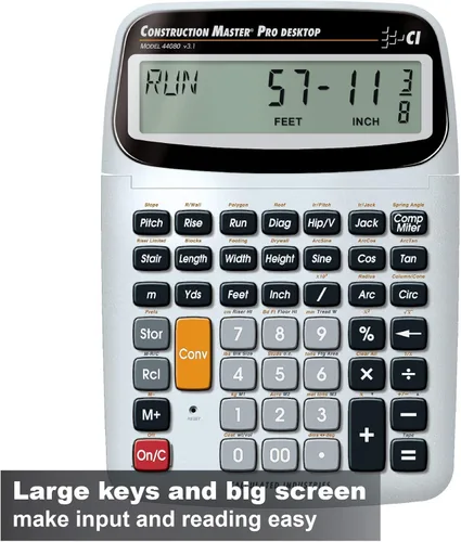 Vista 7 de Calculated Industries Paquete de herramientas de despegue de medidas de plan digital con calculadora de fracción de pies y pulgadas de construcción