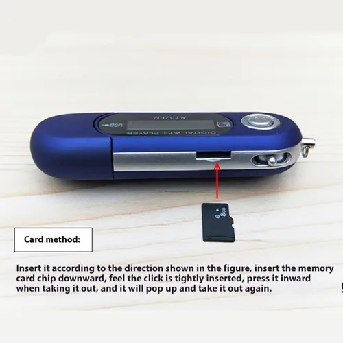 Vista 8 de Slim design MP3 player in auto power outage mode with memory and lyrics lyrics display for music lovers