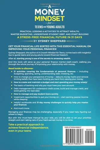 Vista 2 de Money Mindset for Teens and Young Adults Practical Lessons and Activities to Attract Wealth, Master Budgeting, Understand Student Debt, and Start