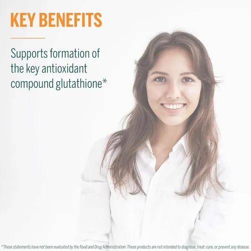 Vista 6 de Genestra Brands Precursores de glutatión Suplemento de apoyo antioxidante 30 cápsulas