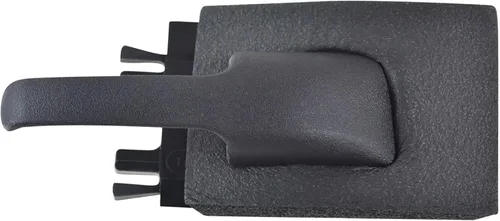 Vista 26 de TRQ Manija de puerta interior delantera izquierda cromada y negra para el lado del conductor compatible con Ford F-150 2012-2014