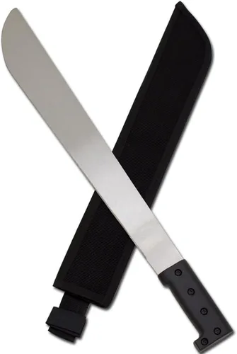 Vista 6 de Snake Eye Tactical Machete de hoja fija Full-Tang con vaina para caza, camping, pesca al aire libre (BK-GN)