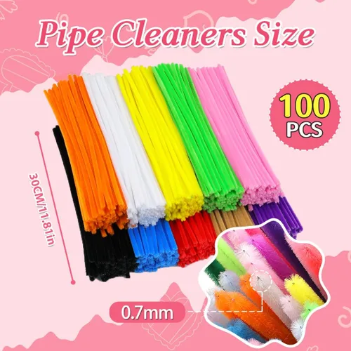 Vista 3 de Eppingwin 4500 cuentas de pony + clenaers de tubo de 12 pulgadas para manualidades, bricolaje