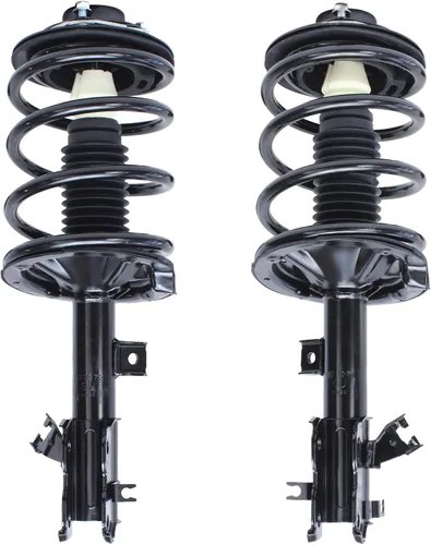 Vista 16 de Detroit Axle - Par de puntales traseros para Hyundai Accent 2000-2005, 2 puntales listos con montaje de resorte helicoidal 2001 2002 2003 2004