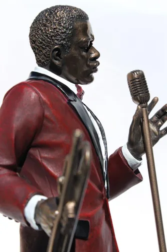 Vista 5 de Figura de estatua de bronce fundido en frío de 11 5/8 pulgadas de alto