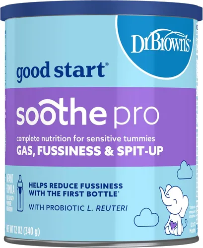 Good Start | Dr. Brown's Soothe Pro, fórmula infantil en polvo, para estómagos sensibles, gases, irritabilidad y reflujo, fórmula infantil con