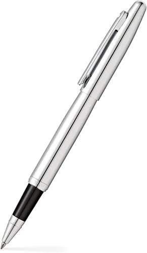 Vista 11 de Sheaffer VFM - Pluma estilográfica con acabado mate negro, detalles cromados, con punta mediana